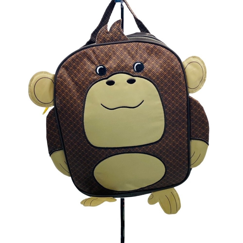 Thirty-One Brown Monkey‎ Backpack Lunchbox 10” x 8.5”